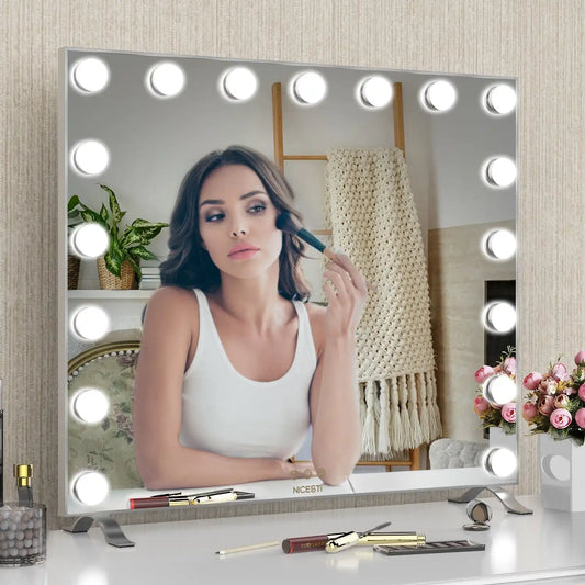 A must for white collar women - Goteud Vanity Mirror With Lights, do you have it? - Goteud