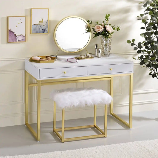 Copy of Makeup Vanity Dressing Table, Vanity Desk with Drawers for Women Girls - Goteud